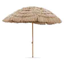 Straw Beach Umbrella Tiki