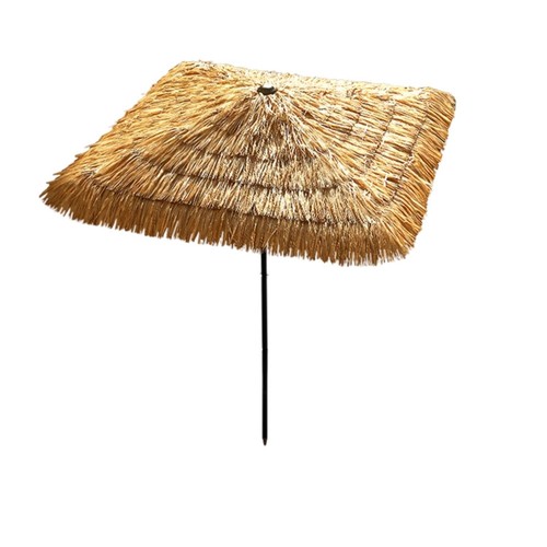Straw umbrella natural - umbrella,