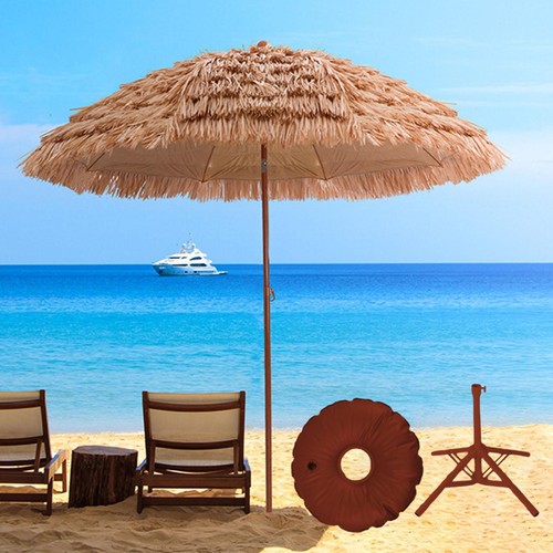 Beach umbrella portable straw - beach,