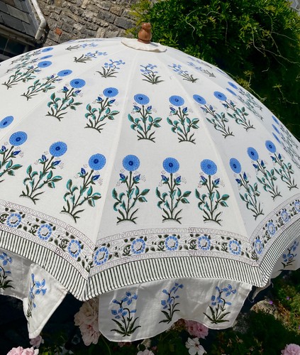 Beautiful garden parasol made