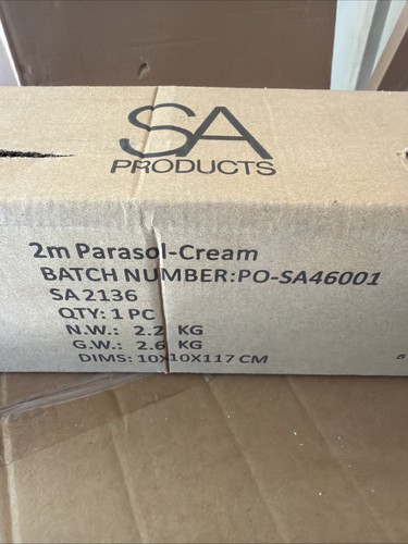 Metre cream wind parasol - 2,
