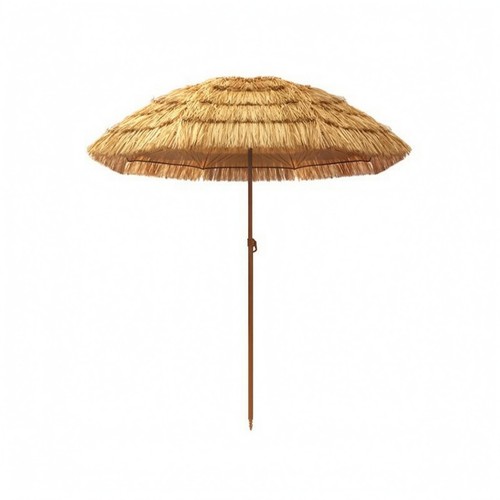 Straw look sunshade weighted - straw-look,