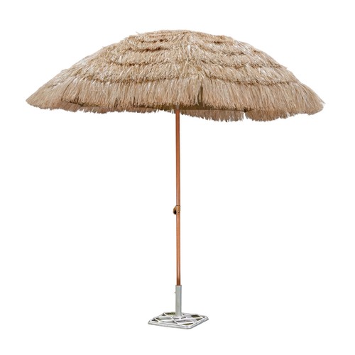 Gardenwize straw beach parasol - gardenwize,