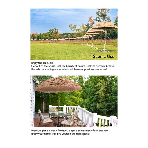 Thatch umbrella height - thatch,