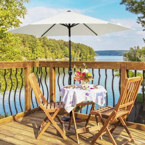 Garden parasol with steel - garden,