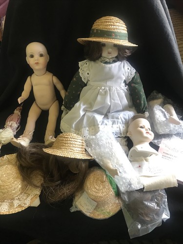 Porcelain dolls kit - porcelain, complete